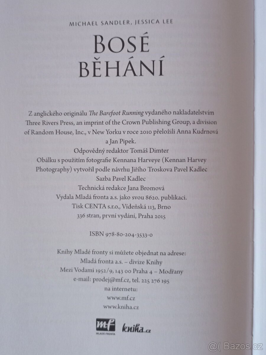 Bosé běhání, Michael Sandler - 3