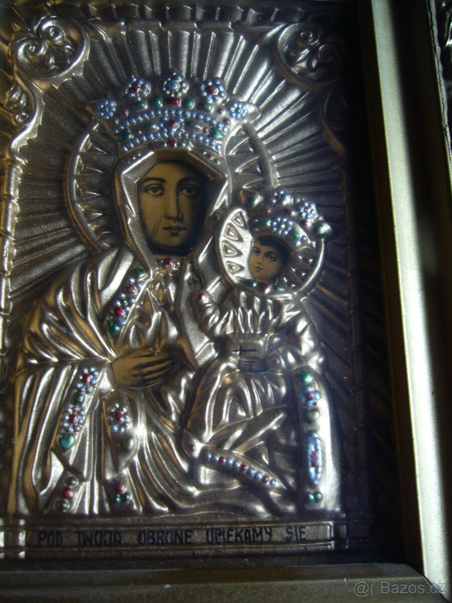 KRÁSNÁ IKONA V PĚKNÉM RÁMEČKU - 3