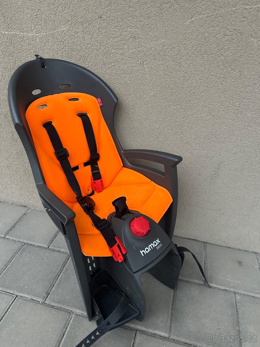 HAMAX Cyklosedačka Siesta orange - 3