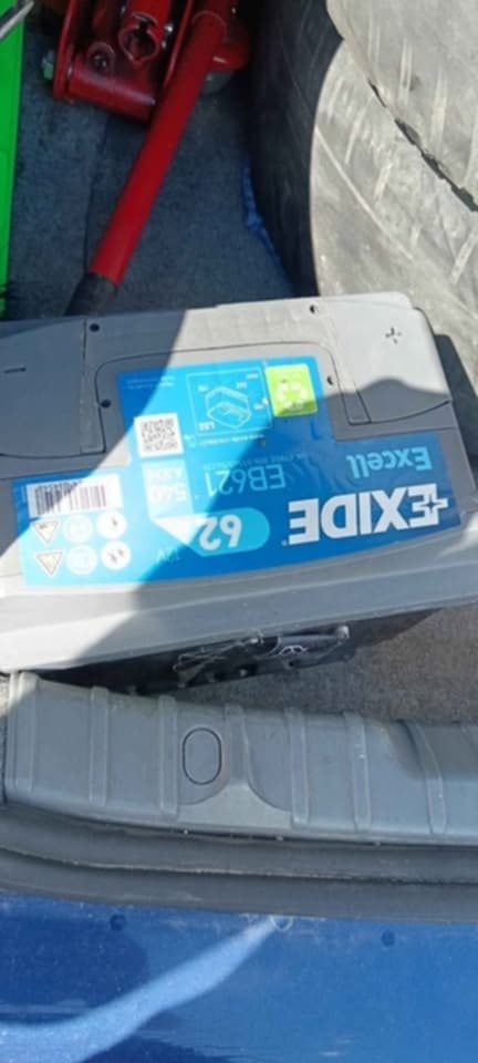 autobaterie exide 62A - 3