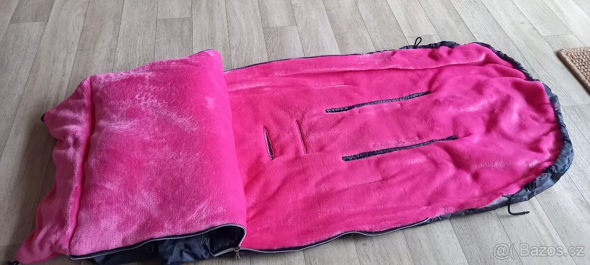 Emitex zimní fusak do 3 let růžový - 3