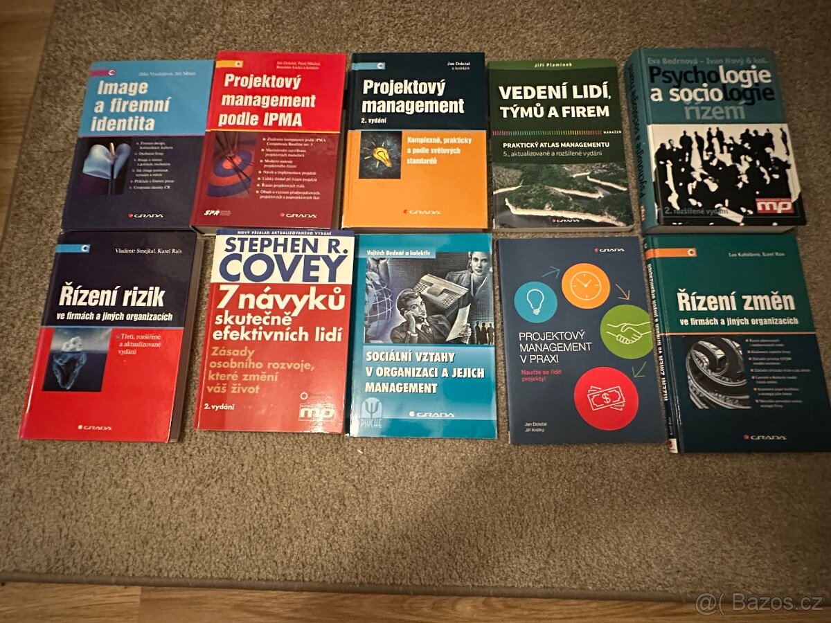 Set 10 manažerských / MBA knih – projektové řízení, změny, l - 3