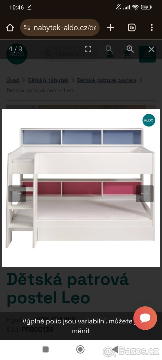 Dvoupatrová postel se šuplíkem - 3