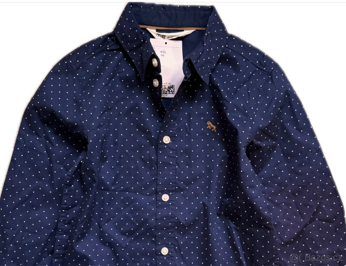 Krásná klučičí nová košile H&M vel.110 - 3