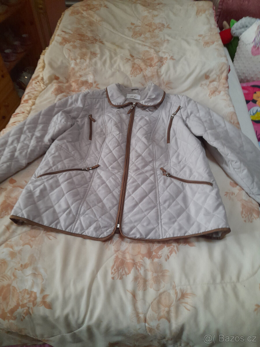 Bunda béžová podzimní - 3