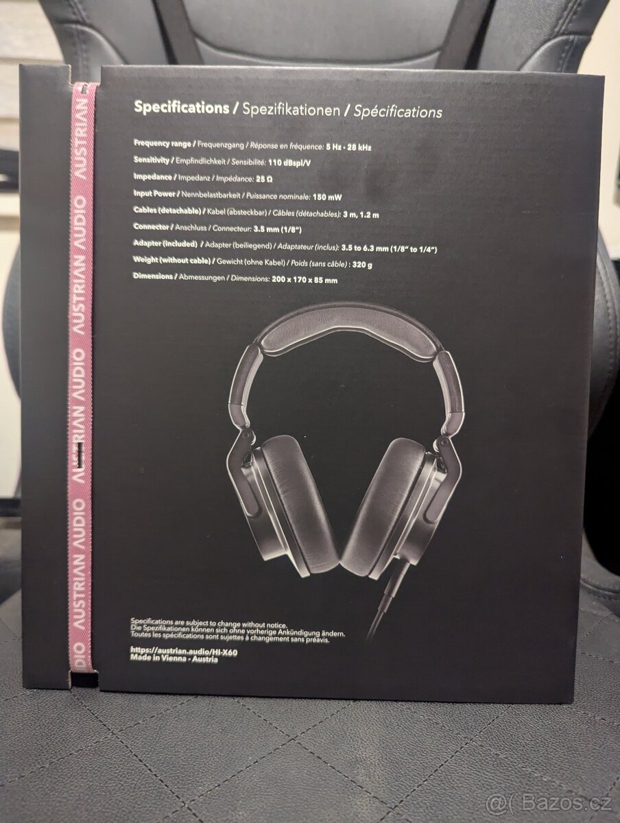 Studiová sluchátka Austrian Audio Hi-X60 - 3