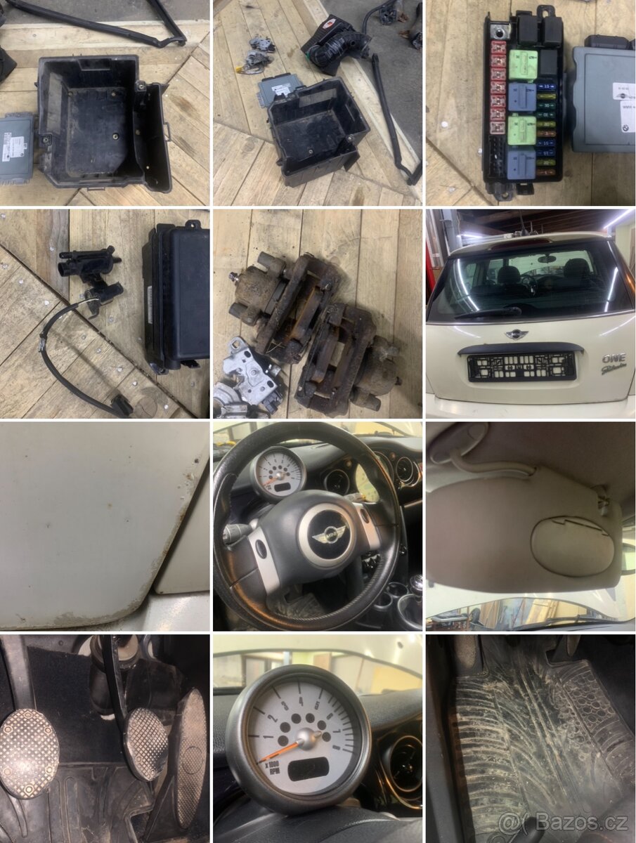 Díly MINI COOPER 1,6 béžová 2006 - 3