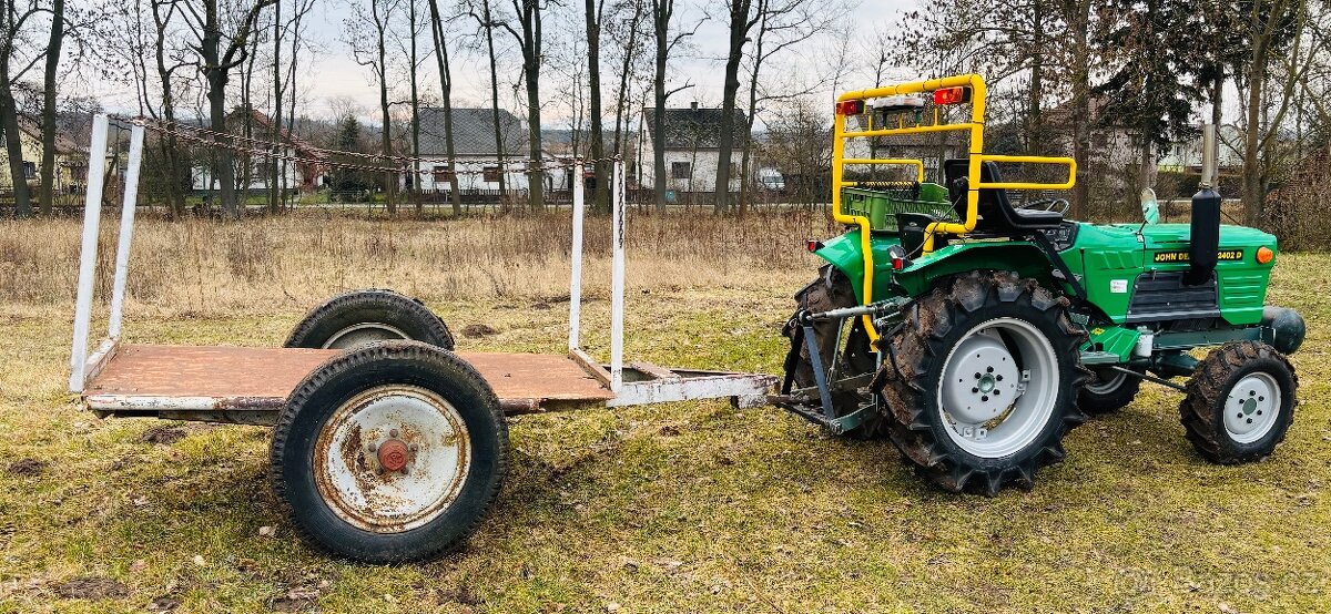 Vyvážečka za traktor, vlek do lesa na dřevo - 3