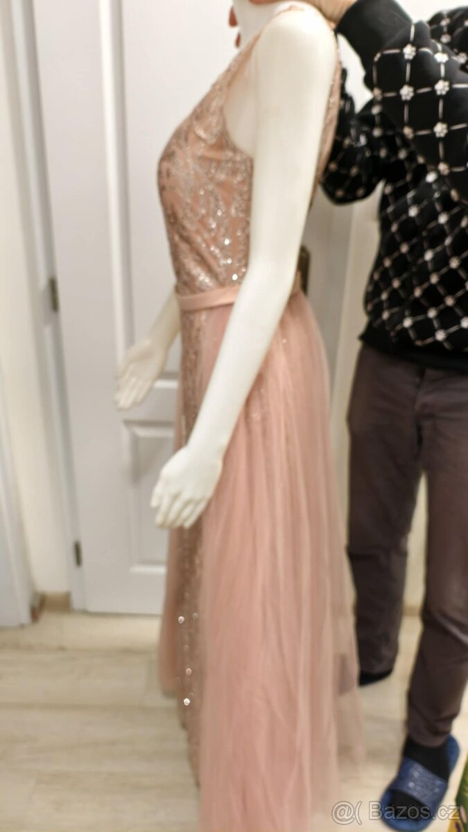 plesové šaty M - 3