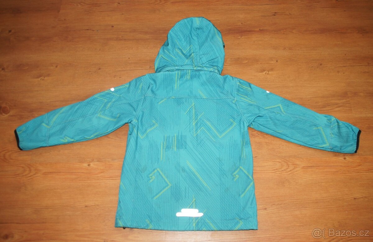 Zelená softshellová bunda - vel. 140 - 3