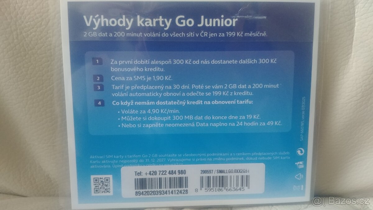 SIM GO JUNIOR O2 - 3