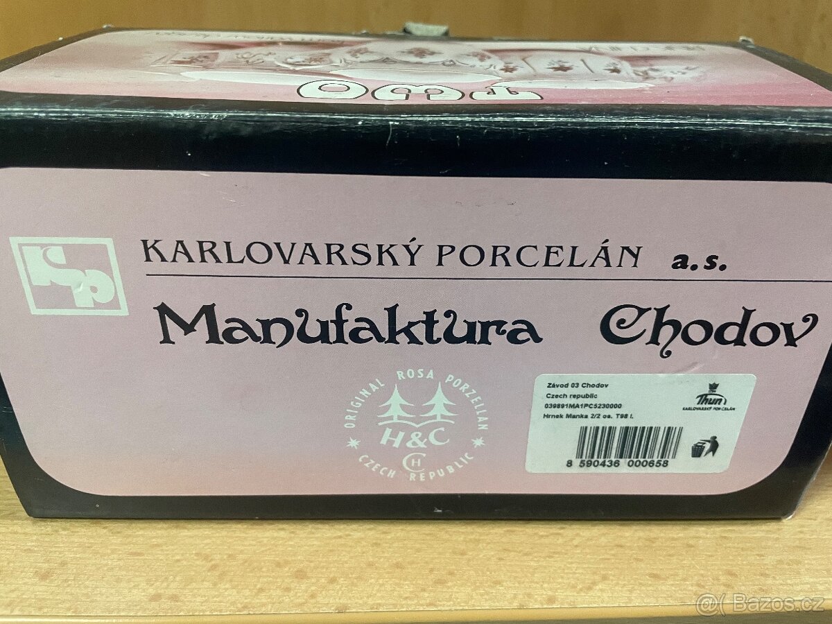 Prodám růžový porcelan - 3