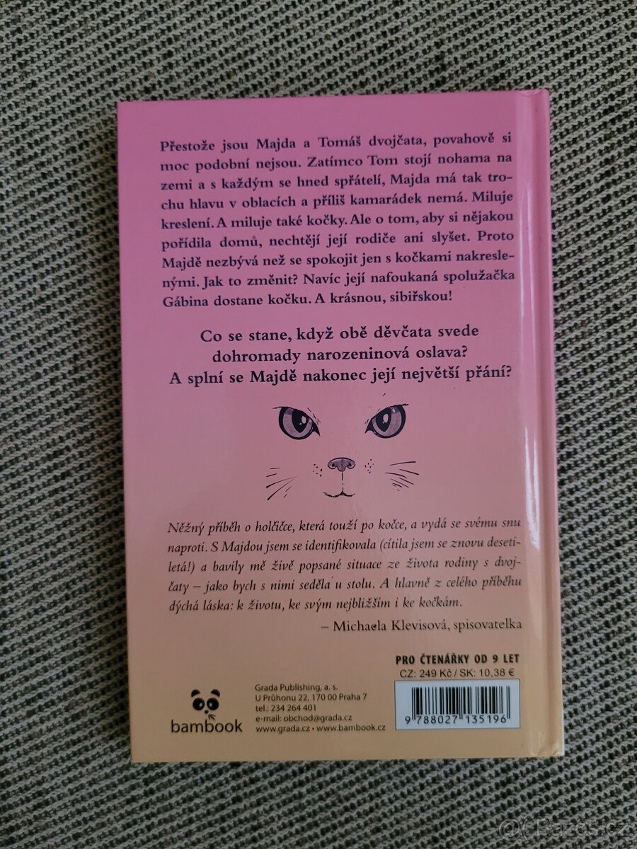 Kniha Papírová kočka - Simona M. Racková, nakl. Bambook - 3