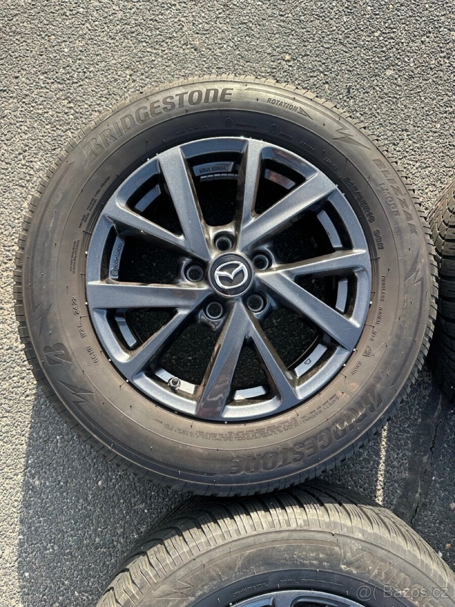 Alu Kola - 6.5 X 16 (5X114.3) - na zimních Bridgestone - 3