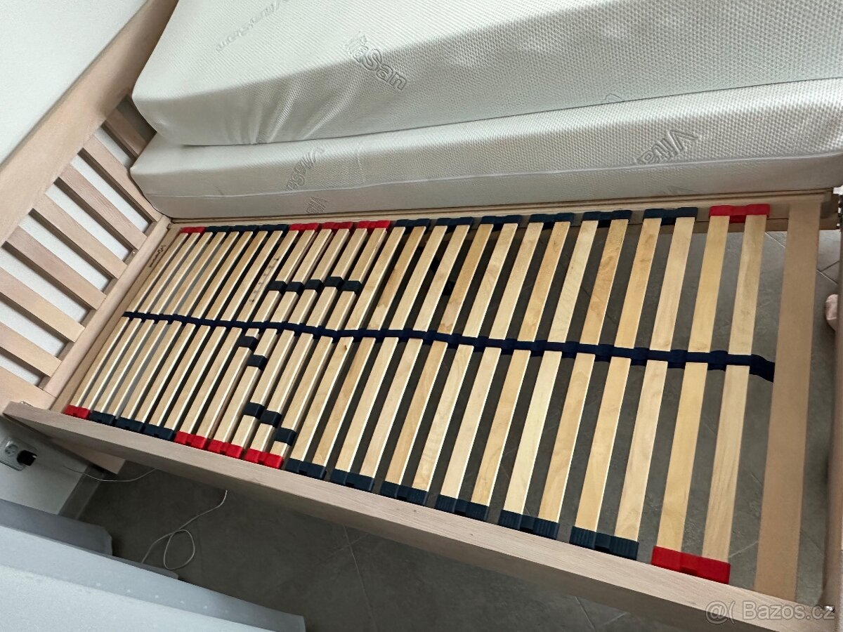 Nova postel160X200 včetně roštu s matrací - 3