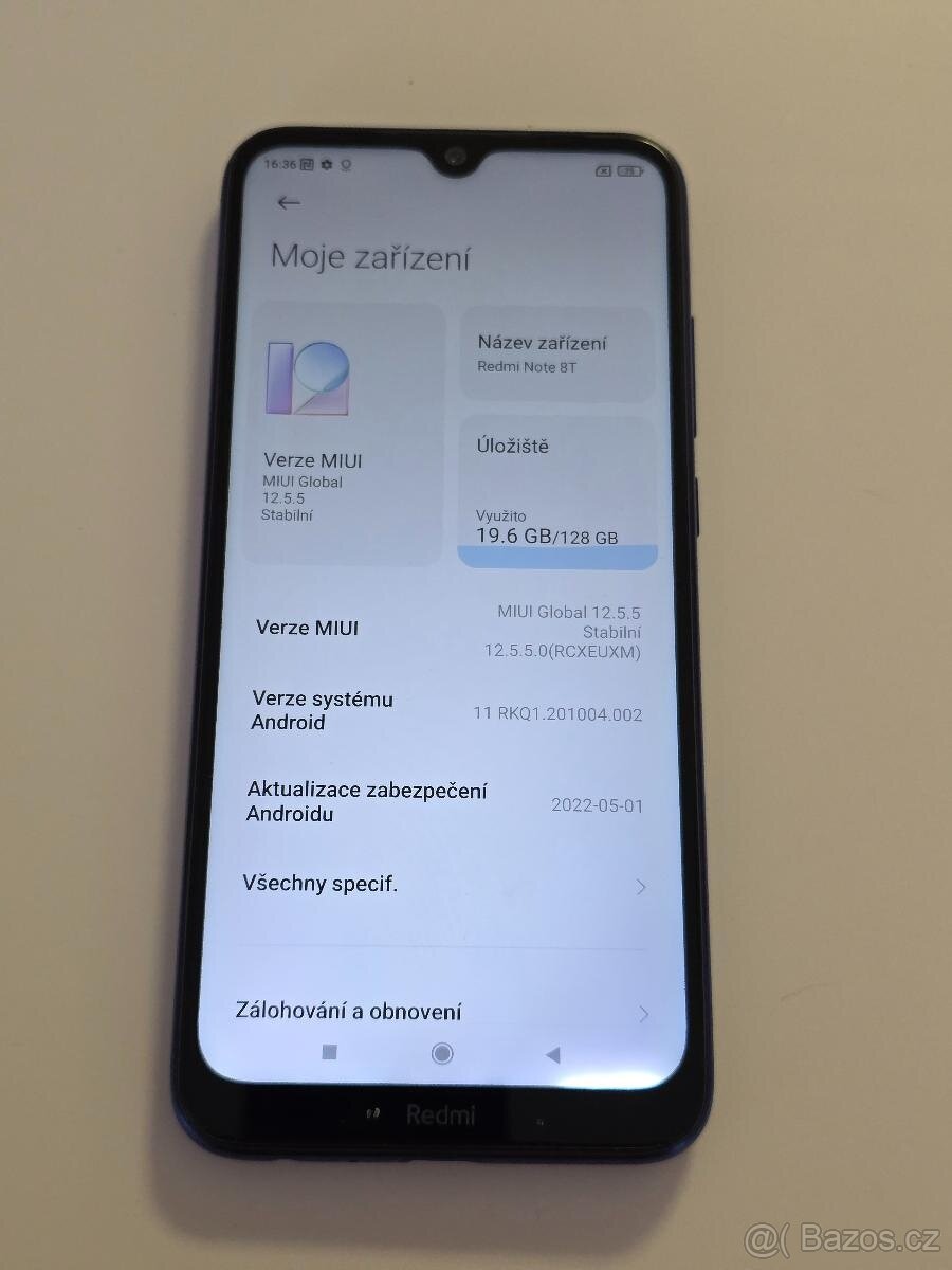 Mobilní telefon Xiaomi Redmi Note 8T 128/6GB - 3