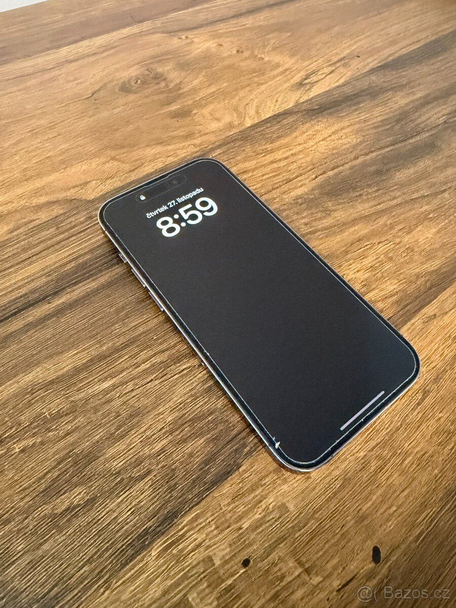 Apple iPhone 14 PRO 128 GB Deep Purple, VELMI HEZKÝ STAV - 3