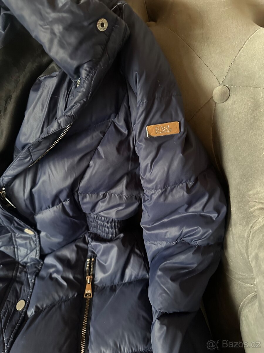 Kabat Karl Lagerfeld tmave modry - 3