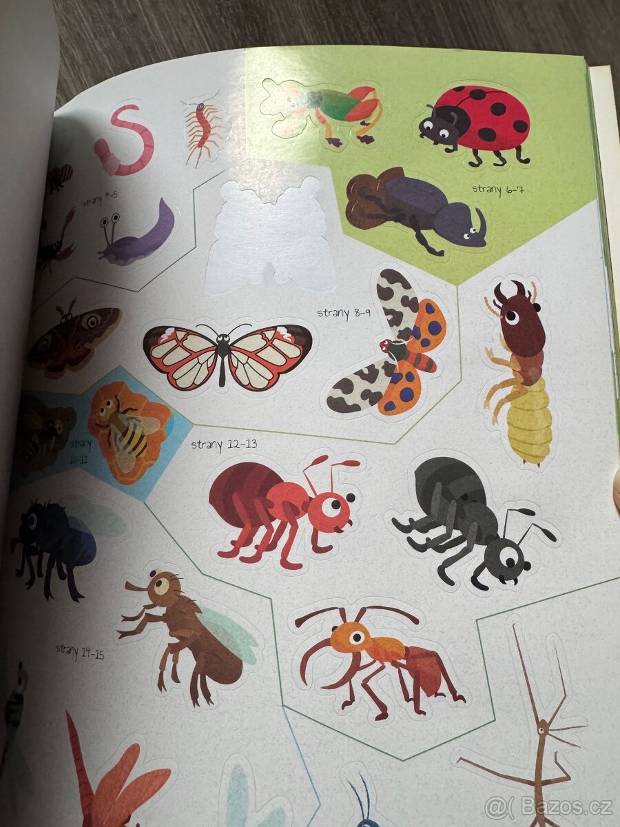 Samolepková knížka hmyz - 3