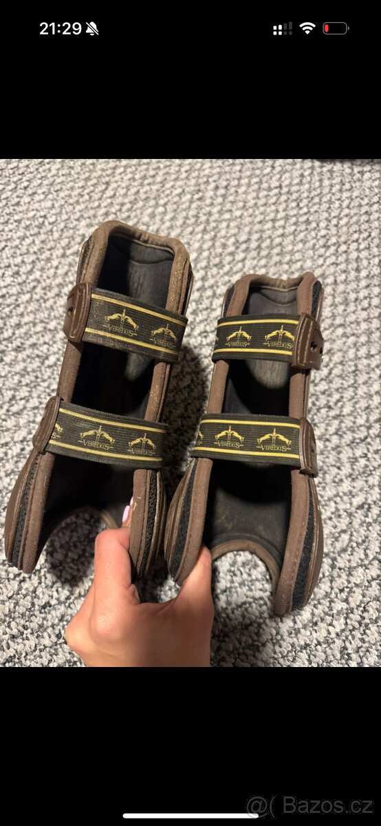 Hnědé kamaše Veredus - 3