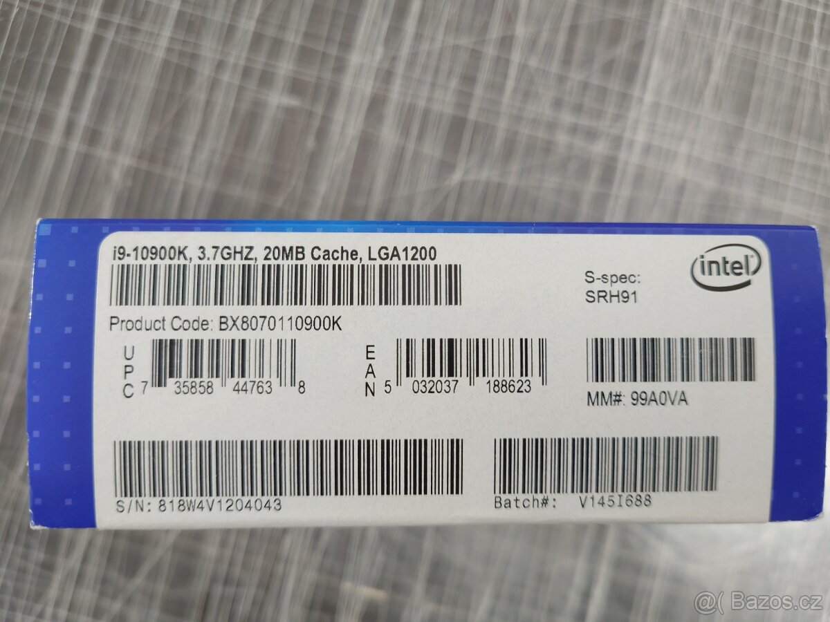 Intel Core i9-10900K, socket LGA1200 - 3