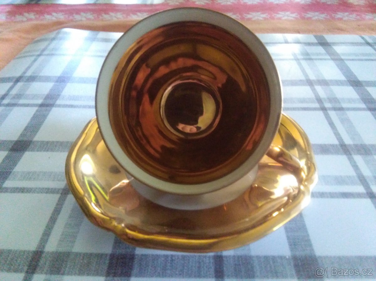 Zlatý porcelánový servis - 3