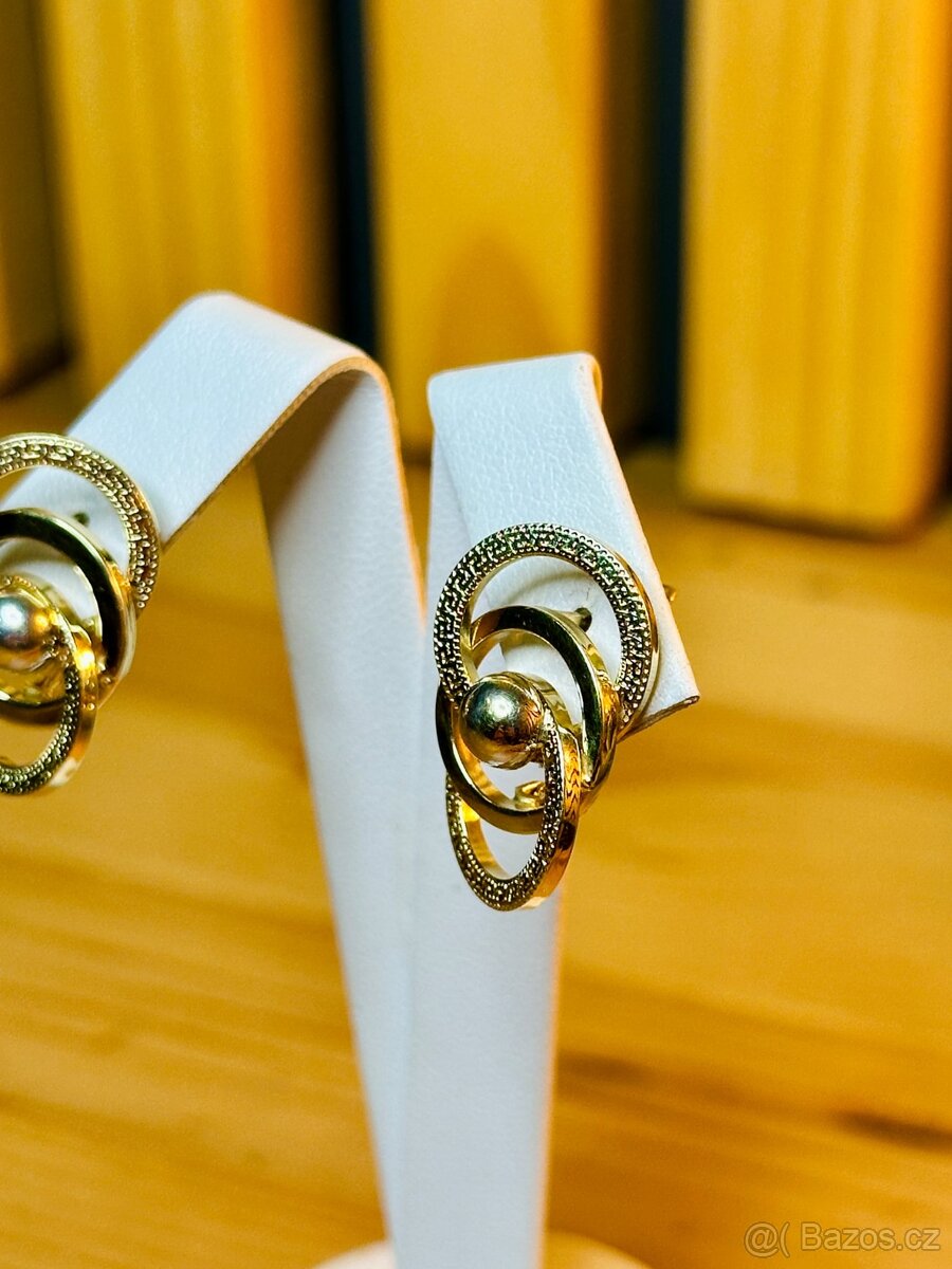 Zlaté náušnice 3,40g - 3