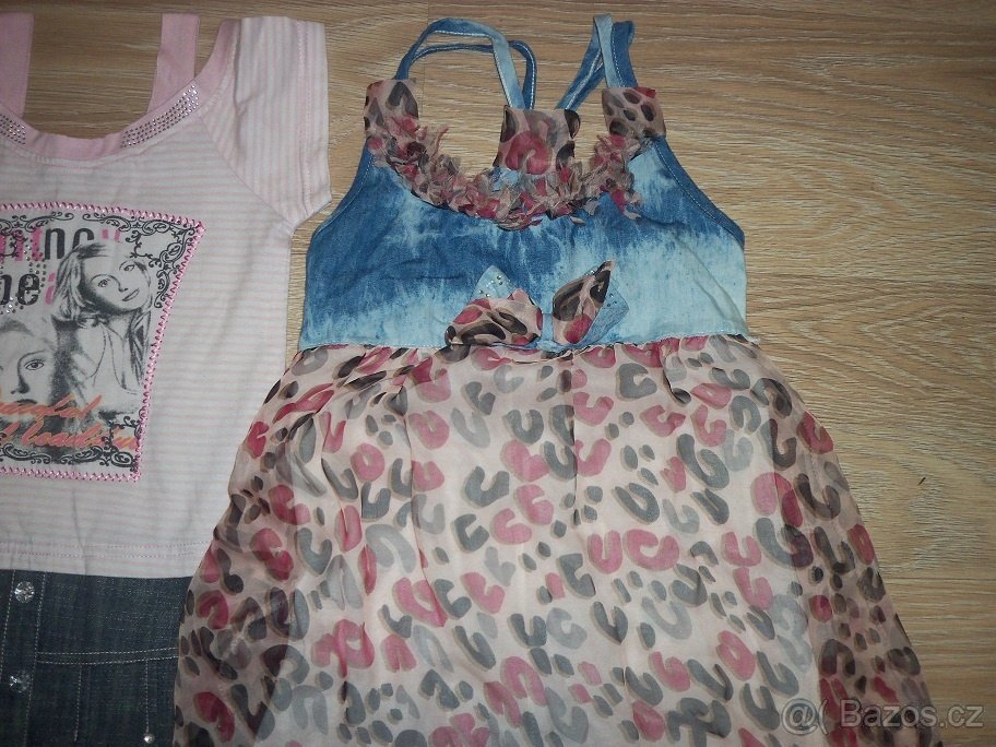 TUNIKY NEBO ŠATY VEL. 116/122 - 3