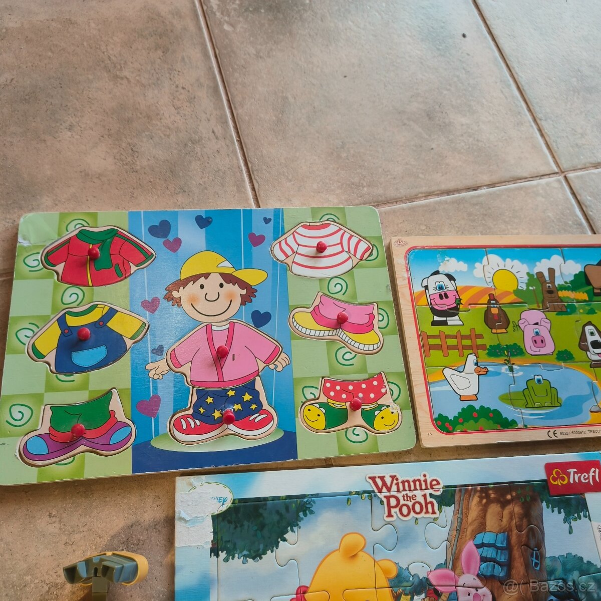 Puzzle,dřevěná skládačka pro nejmenší - 3