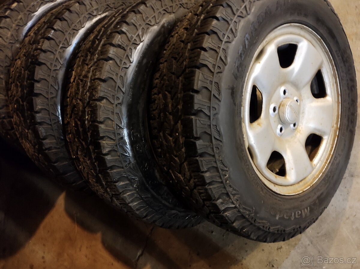 DISKY 5X100 SUBARU FORESTER možno+ZIMNÍ PNEU 8,5mm 205/70R15 - 3