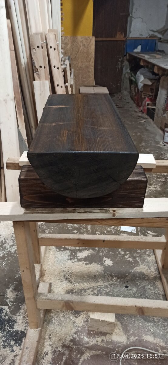 Masivní smrková lavice - 3