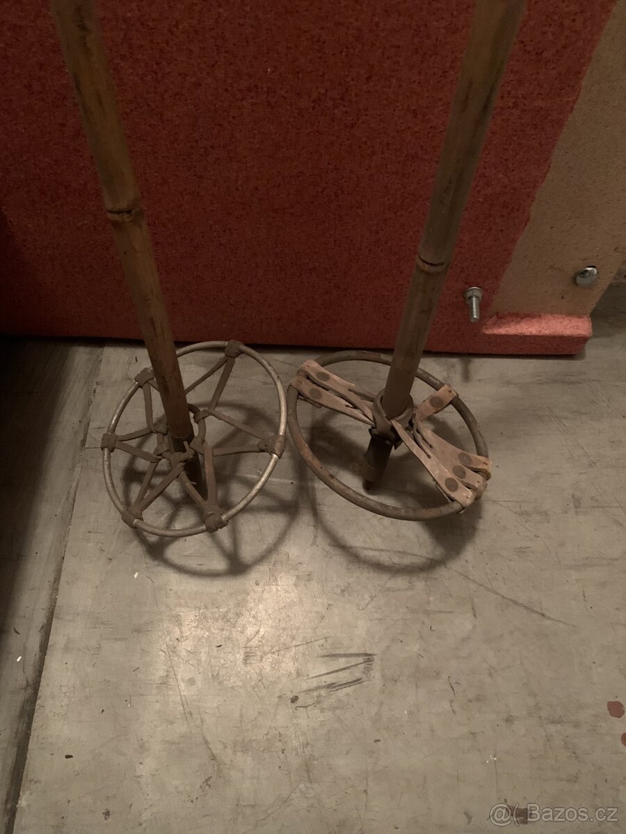 Originální lyžařské hole s kroužky - 3