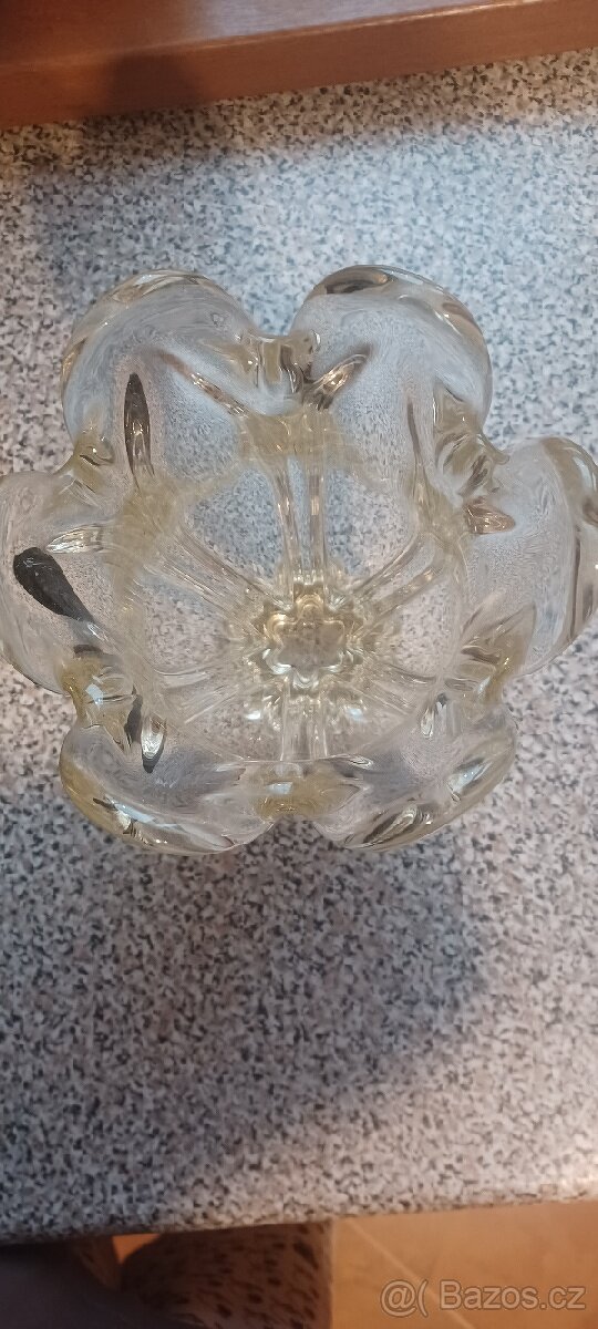 Váza hutní sklo - 3