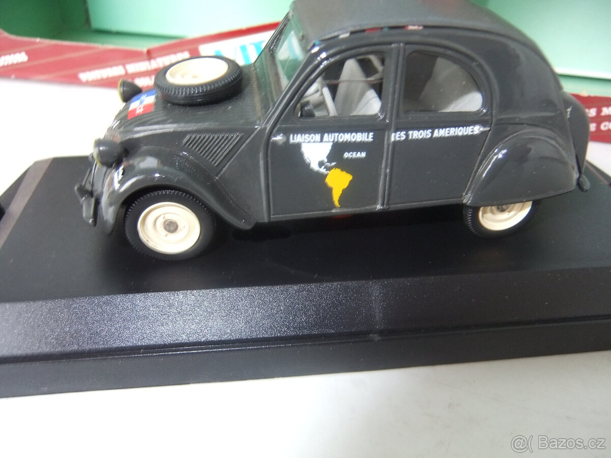 Predam v 1:43 auticka Citroen 2CV od Dinky Toys a Vitesse - 3