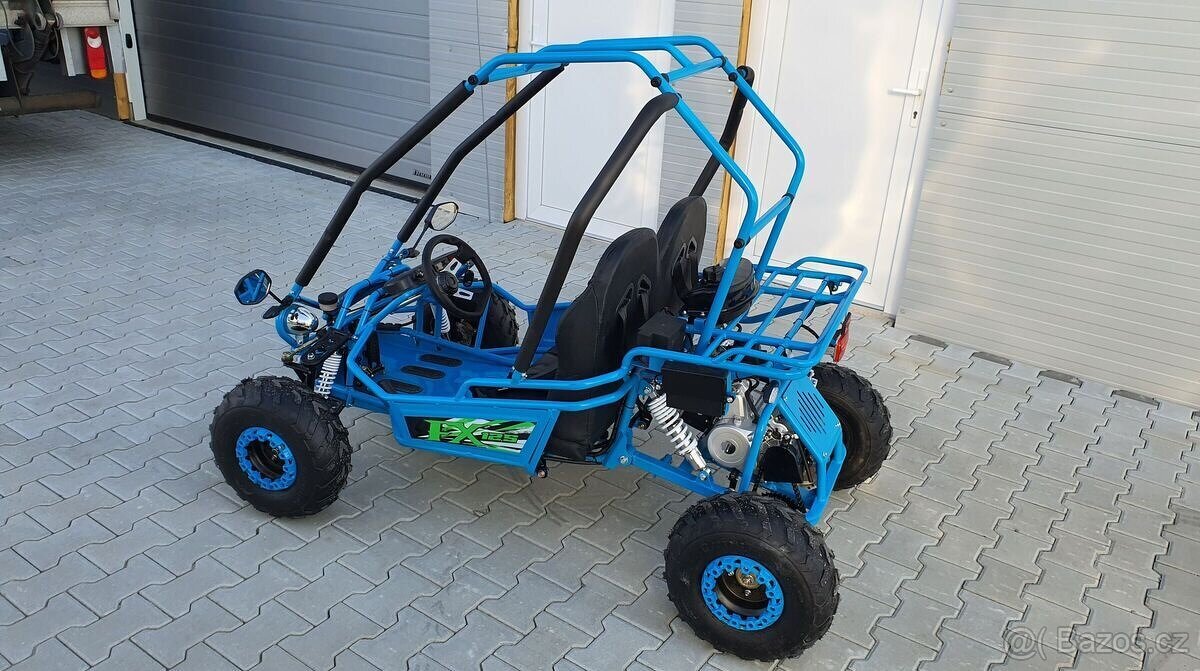 Dětská Buggy MiniRocket 125ccm MIDI modrá - 3