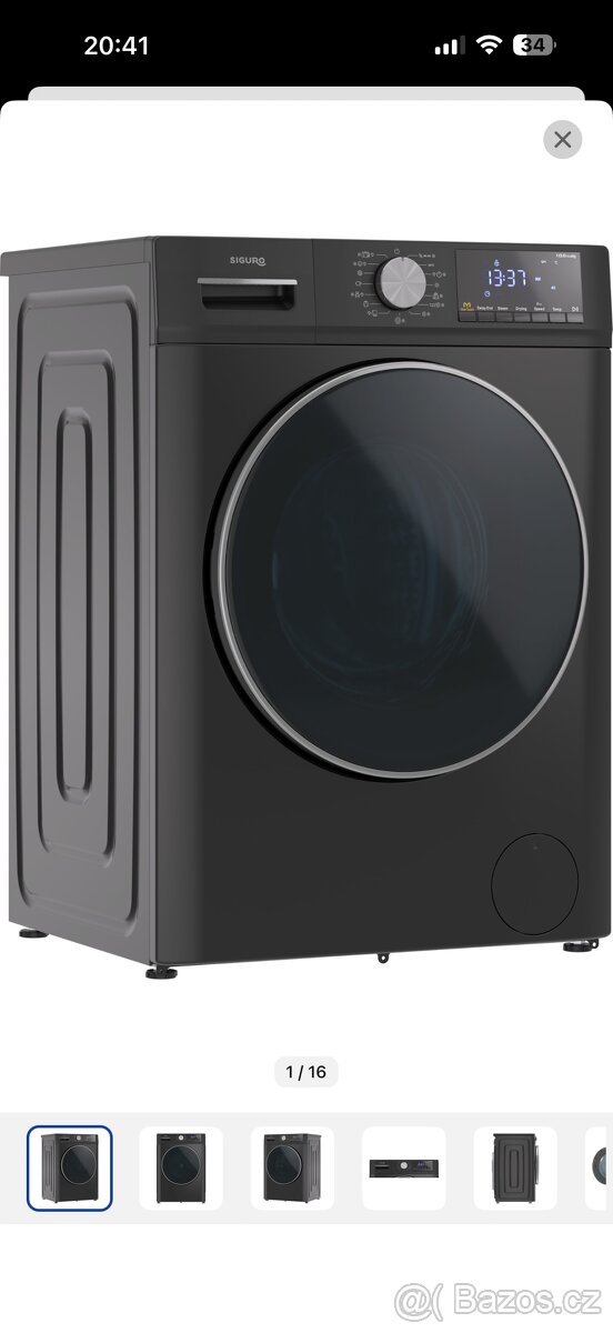 Pračka a sušička v záruce Siguro - 3