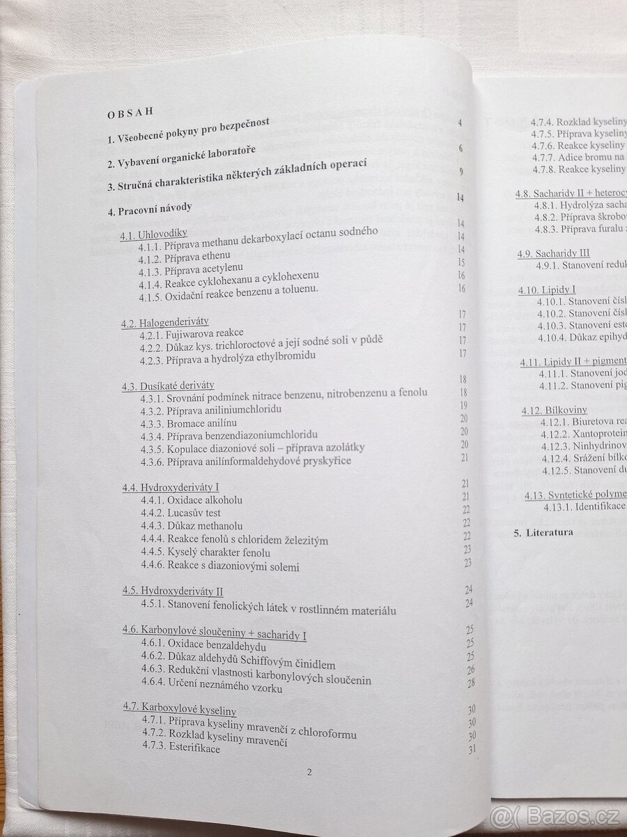 Skripta Organická chemie cvičení Mendelu - 3