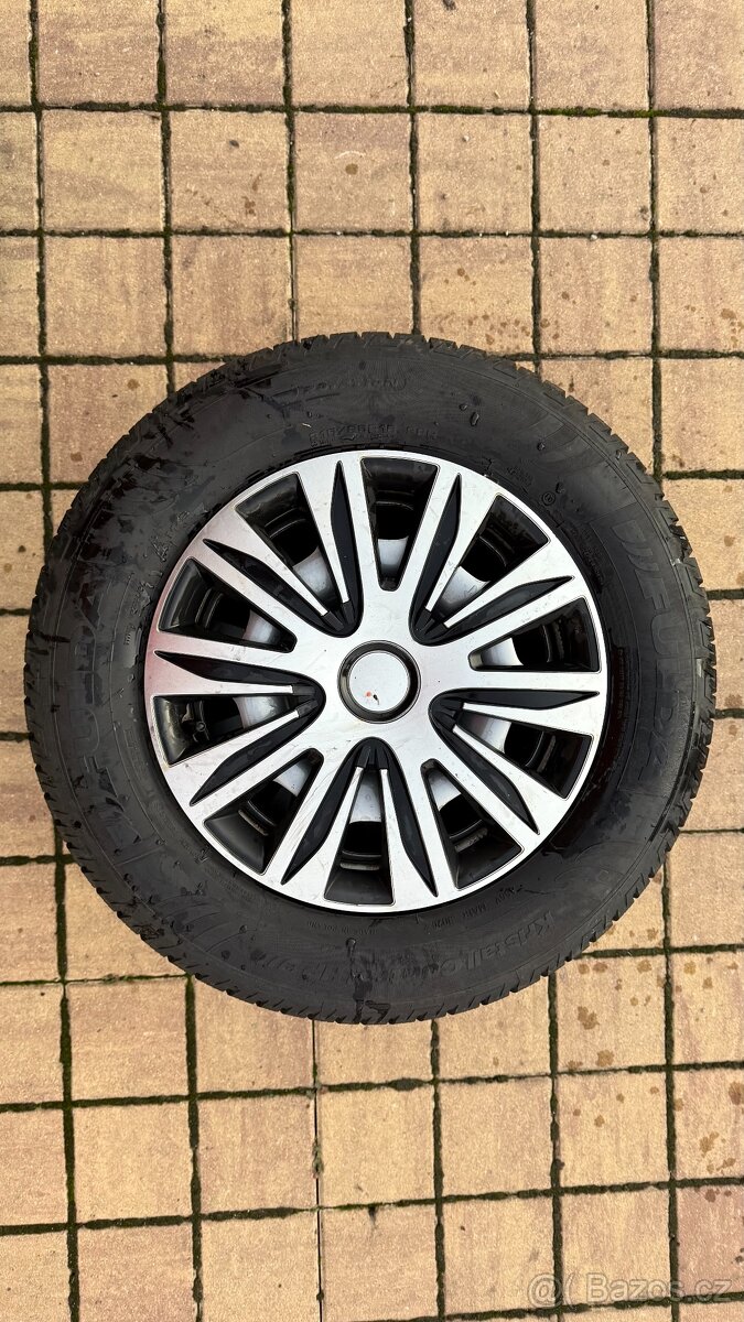 disky 6,5x16 5x114,3 ET50 zimní pneu. Fulda 215/65 R16 98H - 3