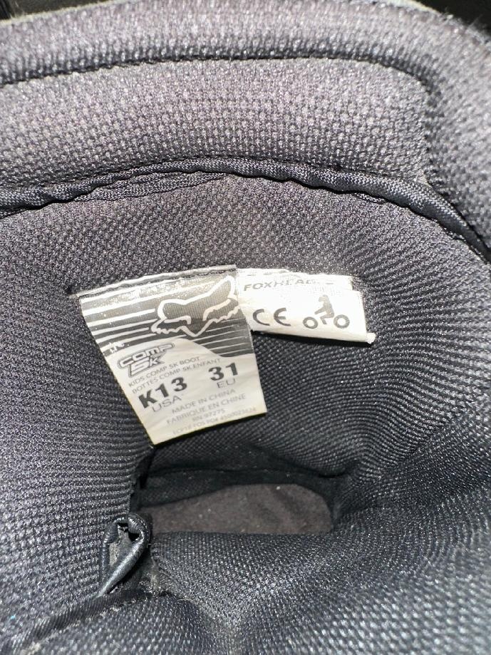 Motorkářské boty Fox, vel. 30-31 - 3