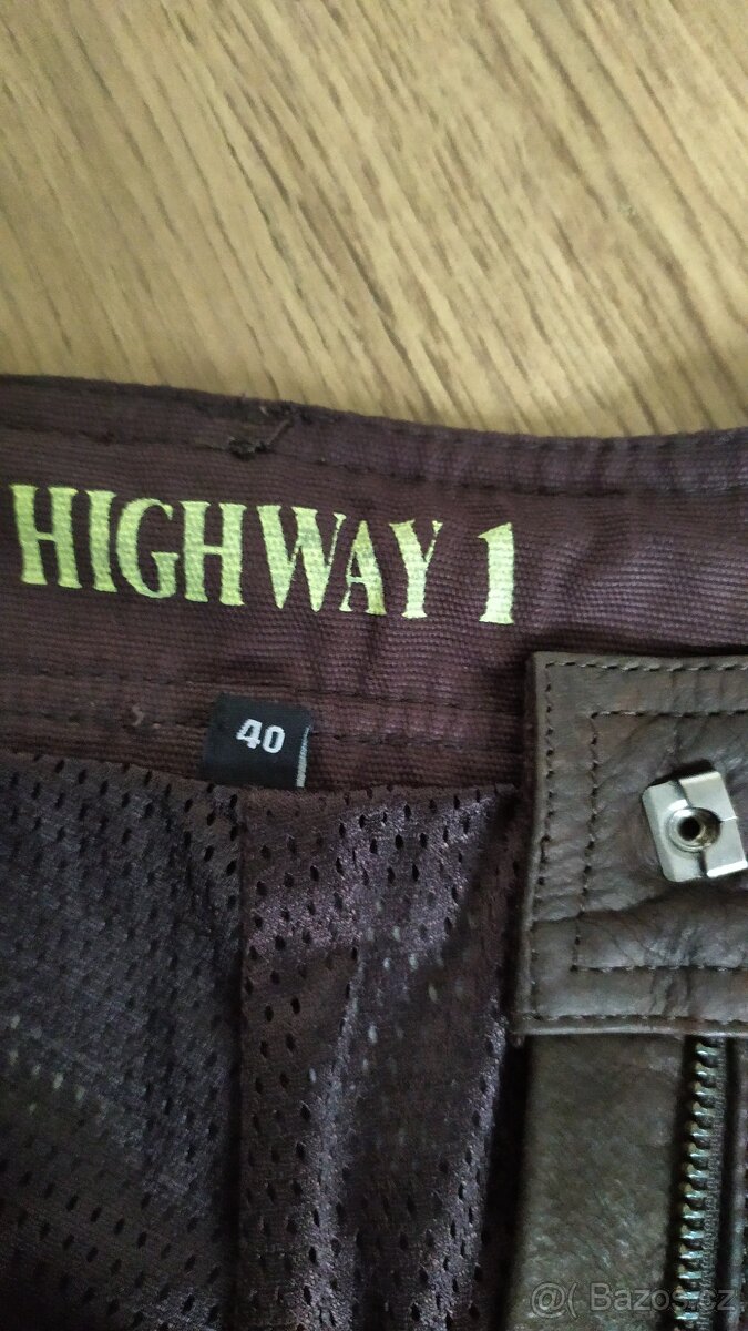 Prodám dámské kožené kalhoty na motorku - 3