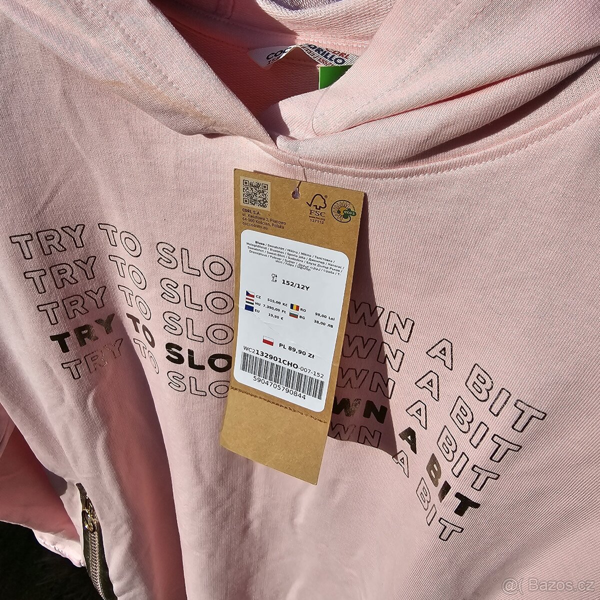 Nepoužitá dětská mikina Coccodrillo 12 let (152) - 3