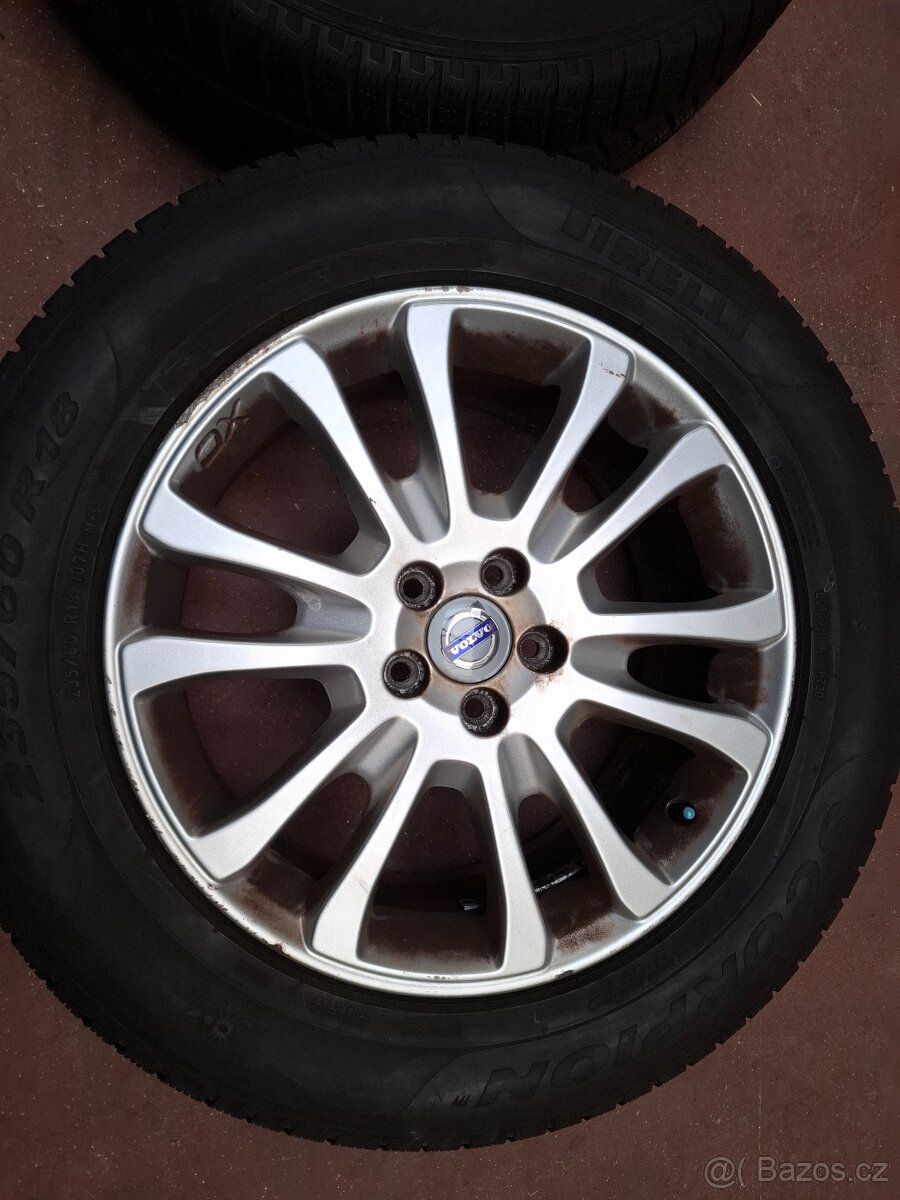 Alu disky 18" na Volvo XC 60 a 235/60/18 Pirelli - 3