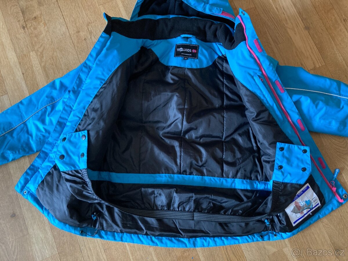 dívčí zimní lyžařská bunda zn. Trollkids, vel.152 - 3