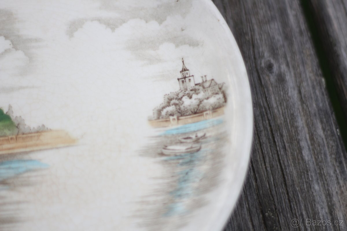 Anglický porcelán od Alfred Meakin - talíř - 3