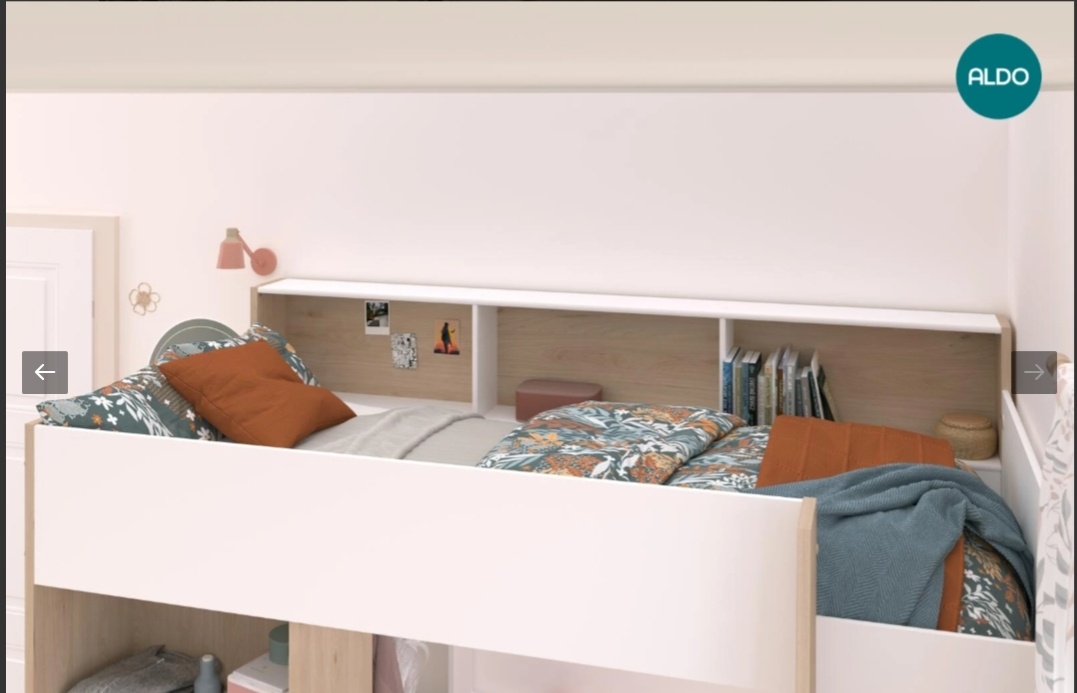 Patrová postel s psacím stolem - 3