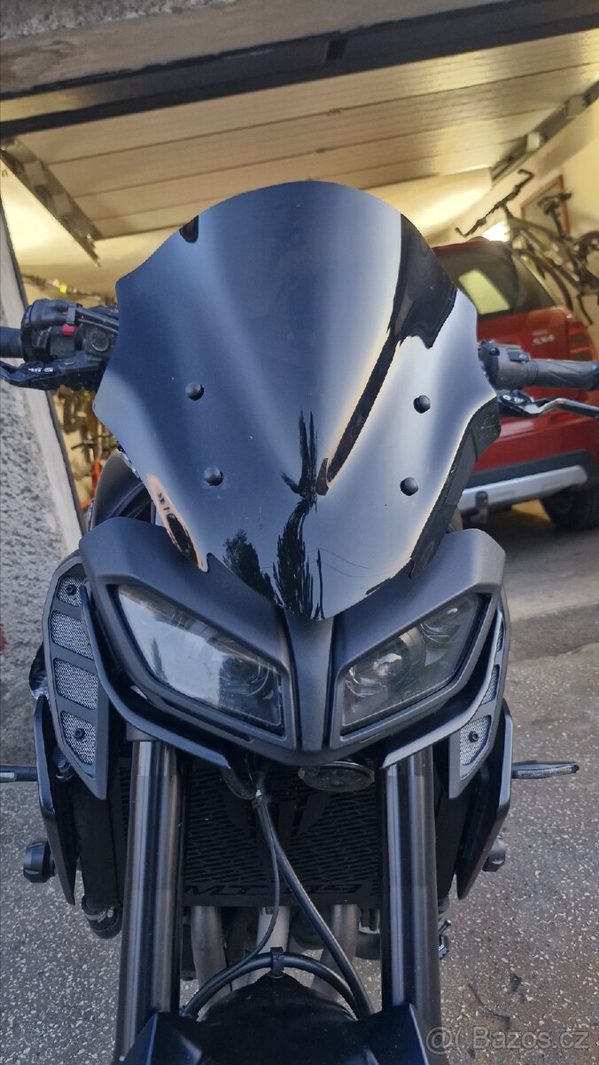 Yamaha MT-09 zatmavené vysoké plexi - 3