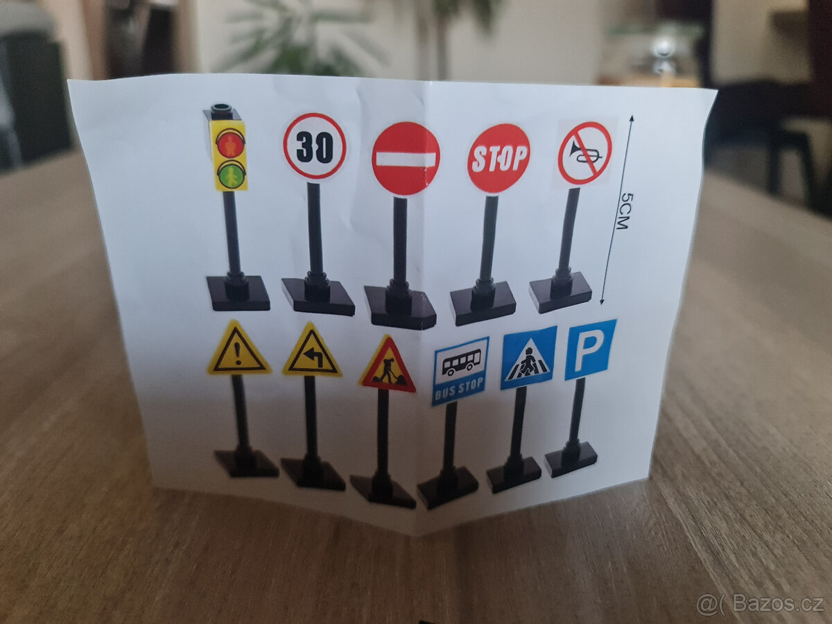 Lego dopravní značky - (2 druhy) Náhrady - 3