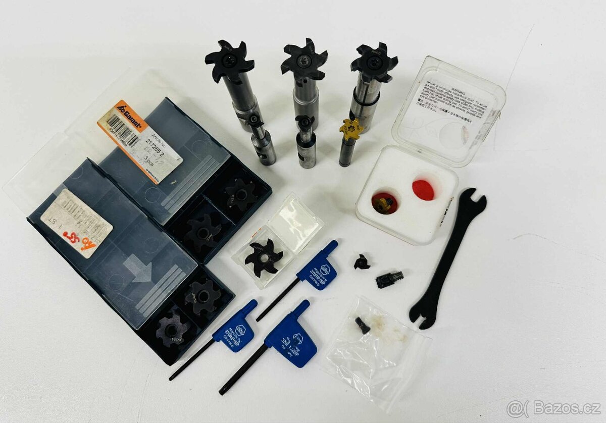 Frézy tvarové-plátkové pro drážky - T - 3