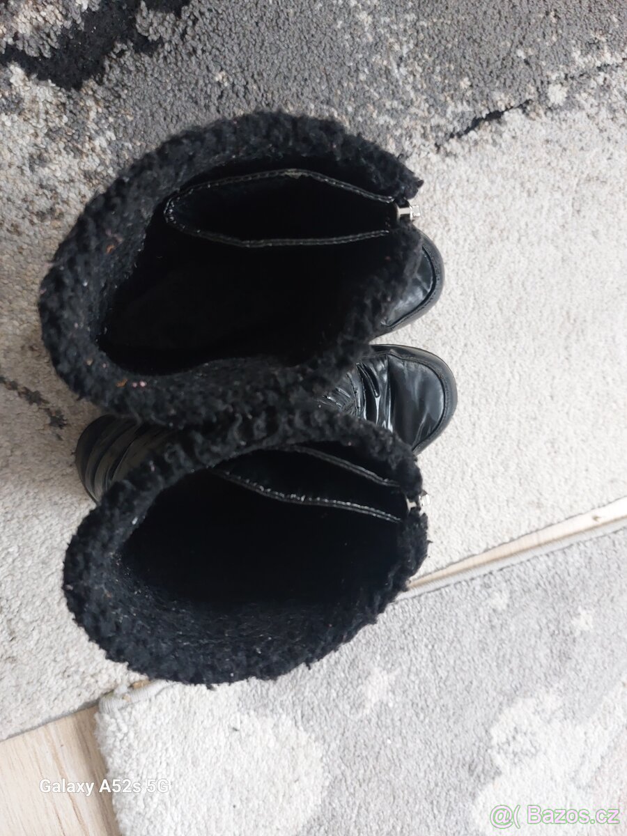 Zimní detske kozačky vel. 36 - 3