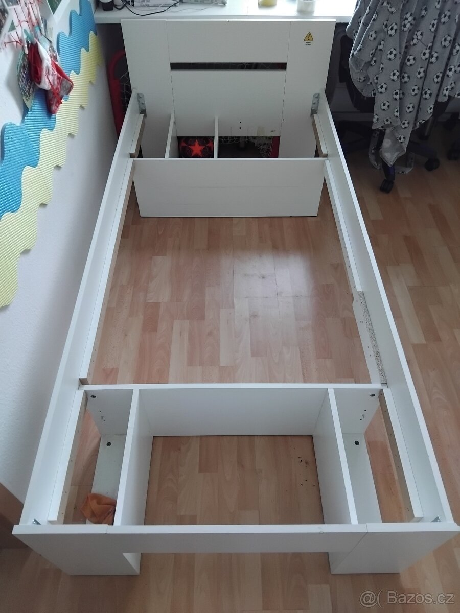 Prodám 2 bílé postele 100 × 200 - 3